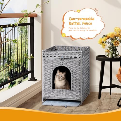 Snughome Cat Litter Box Enclosure Furniture Hidden - Image 4