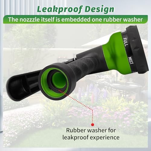 AUTOMAN-Garden-Hose-Nozzle, 2 Pack ABS Water Spray Nozzle - Image 5