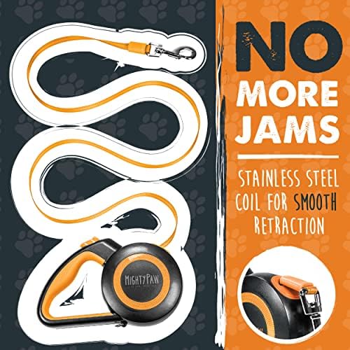 Mighty Paw Retractable Dog Leash 2.0 | 16' Heavy Duty Reflective Nylon Tape Lead - Image 3