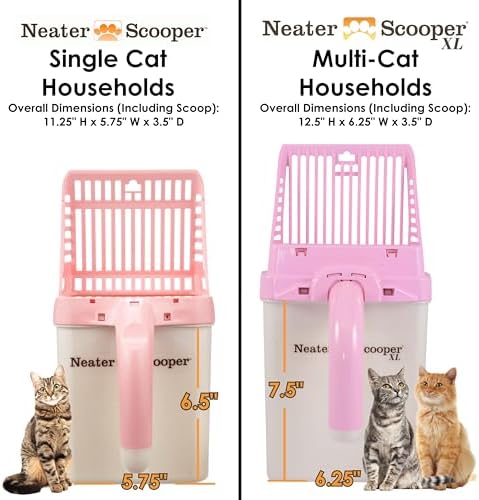 Neater Pet Brands Neater Scooper XL Cat Litter Scoop, 60 Refill Bags – - Image 5