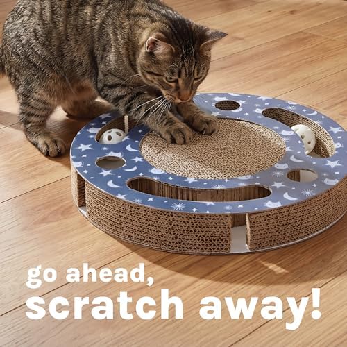 Kitty City Starry Night Corrugate Cat Scratcher - Image 2