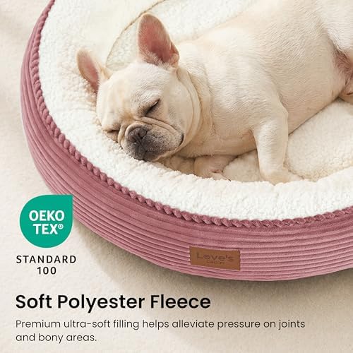 Love's cabin Round Donut Cat and Dog Cushion Bed, 30in Pet Bed - Image 7