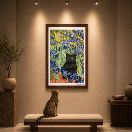 Wall Art Cat Scratcher, Framed Sisal Scratch Pad - Image 4