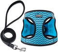 Dog Harness with Leash Set, Step-in Adjustable Puppy Pet Vest by BOOMIBOO