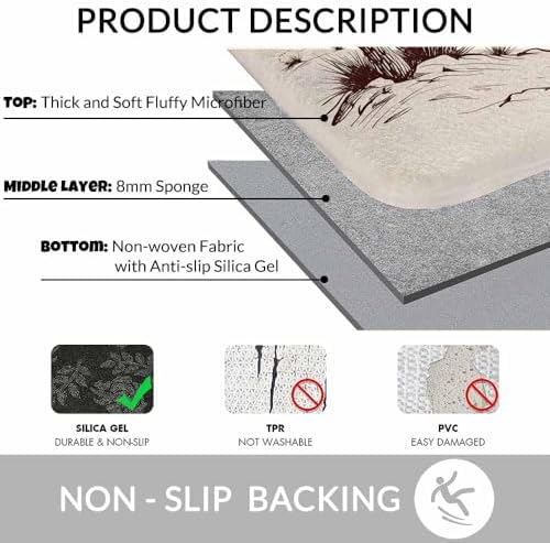 Cowboys Bath Mats for Bathroom Wild West Desert Lanscape Silhouette Prairie - Image 6