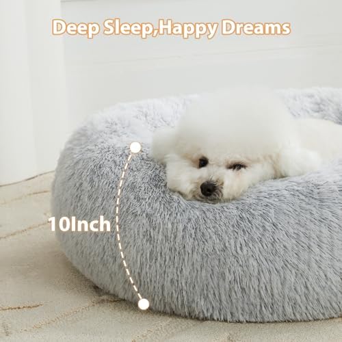 WNPETHOME Medium Round Calming Dog Bed Cat Bed - Image 4