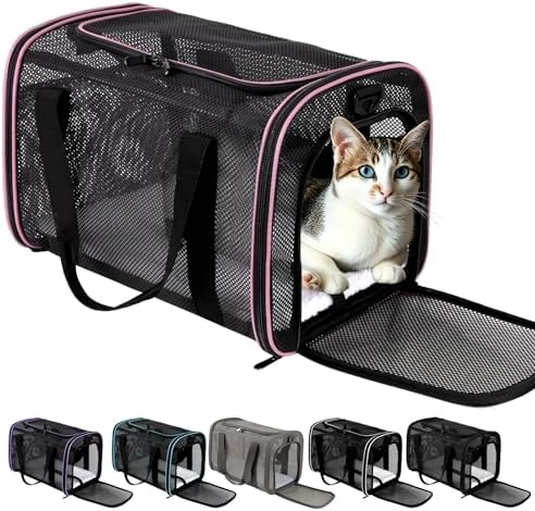 Cat Carrier Soft-Sided Dog Pet Carrier Pets Travel Carriers by Unknown