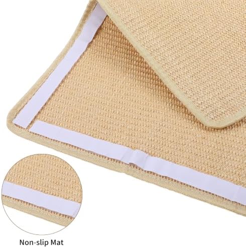 3 Pack Cat Scratcher Mat, Natural Sisal Jute Pad, Furniture Protector - Image 3