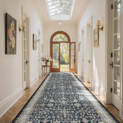 Floral Hallway Runner Rug 2'6"x14' by WelcometoBabovid