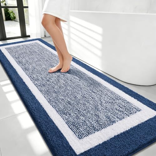 OLANLY Bathroom Runner Rugs 70x24, Extra Long Bath Mats by OLANLY
