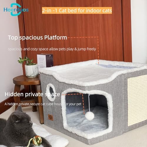 Cat House Bed for Indoor Cats - Image 2