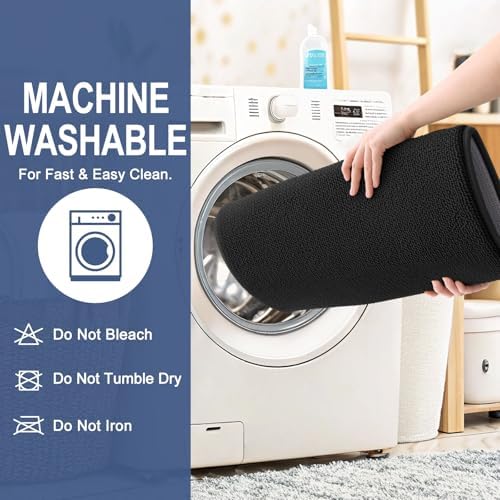 OLANLY Memory Foam Bathroom Runner Rugs 70x24, Absorbent Long Mat - Image 6