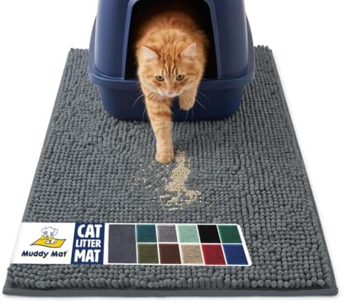 Muddy Mat® | XL Cat Litter Mat 48"x72", Litter Trapping Mat, Super Absorbent by MuddyMat%C2%AE