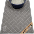 GORILLA GRIP Cat Litter Box Mat, Coiled Mesh Trapping Mats, 30x20 Gray by GorillaGrip