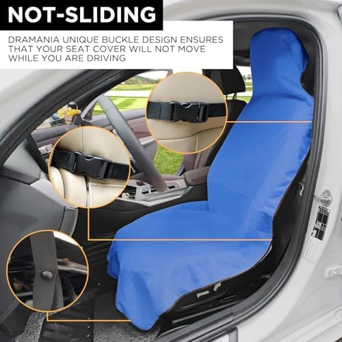 Waterproof Car Seat Cover Towel, Royal Blue - Image 2