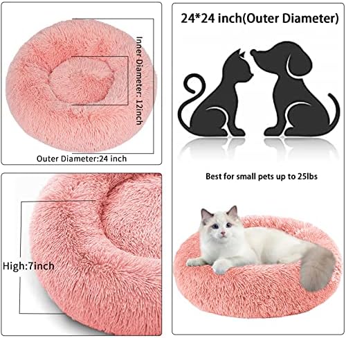 Nisrada Cat Beds for Indoor Cats, 24 Inch Dog Bed for Small Melium Large Dogs - Image 5