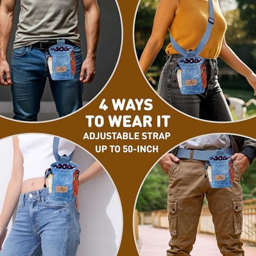 INSPECTOR TAIL Dog Treat Pouch for Training, Drawstring Bag, Hands Free - Image 5
