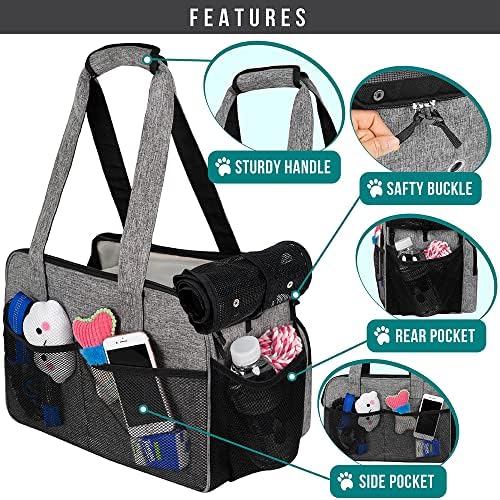 PetAmi Small Dog Purse Carrier, Airline Approved Soft Sided Tote - Image 4