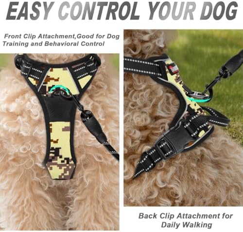 BARKBAY Dog Harness No Pull for Small Sized Dog Front Back Clips, Dog Vest - Image 2