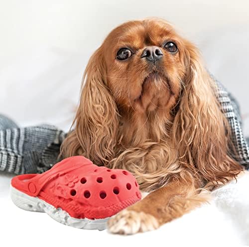 Natural Rubber Slipper Dog Chew Toy, Durable Teeth Cleaning Toy - Image 6
