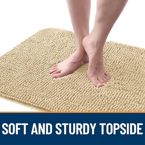 OLANLY Dog Door Mat for Muddy Paws 30x17, Super Absorbent Chenille Mud Mat - Image 4