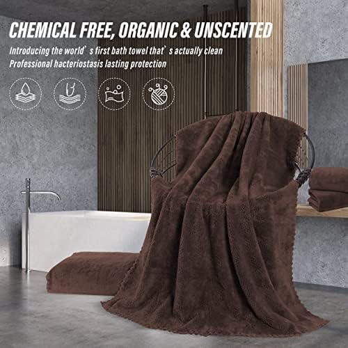 MOONQUEEN 6 Pack Premium Bath Towel Set - Image 5