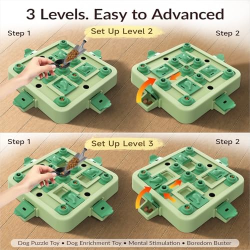 KADTC 3-Level Dog Chess Puzzle Toy, Brain & Mental Stimulation, Smart Dogs - Image 5
