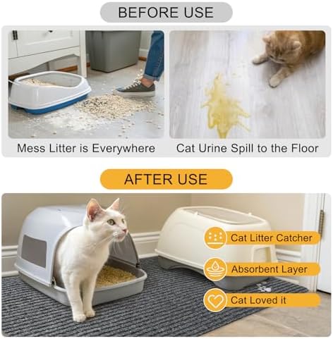 BEAUTYZOO Cat Litter Mat, Waterproof - Image 3