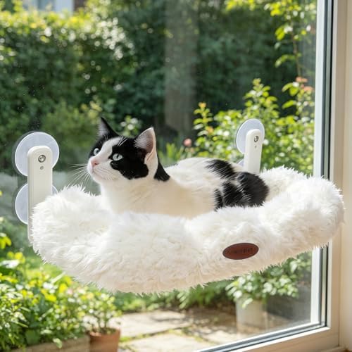 Woochpet Cordless Cat Window Perch, Large Size Hammock by WOOCHPET