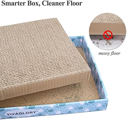 VIVAGLORY Cat Scratcher Padpal Cat Scratching Board, Extra Wide - Image 2
