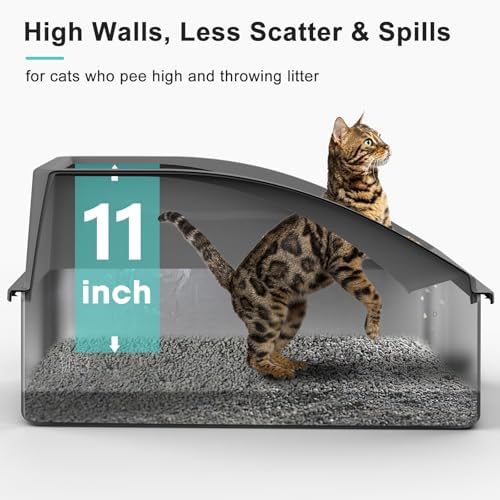 AIPERRO Stainless Steel Litter Box | XL Metal Cat Litter Boxs - Image 5