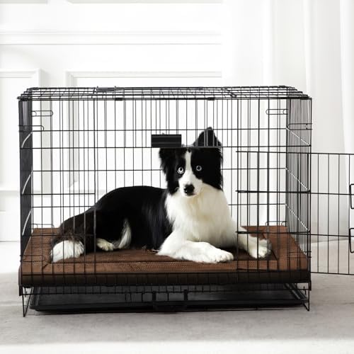 Dog Bed for Crate, Large Sized Dog Crate Beds, Washable Dogs Bed Mat - Image 2