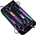 Purple Dragon 7" Dog Grooming Scissors Set by PurpleDragon