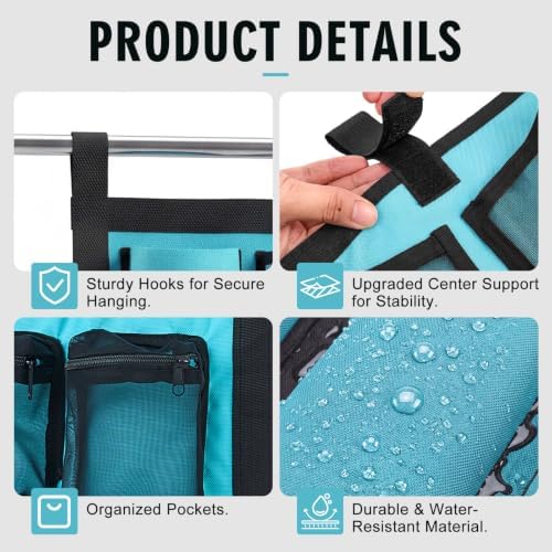 Riakrum 1 Pcs Horse Trailer Grooming Bag, 39 x 23 Inch - Image 3