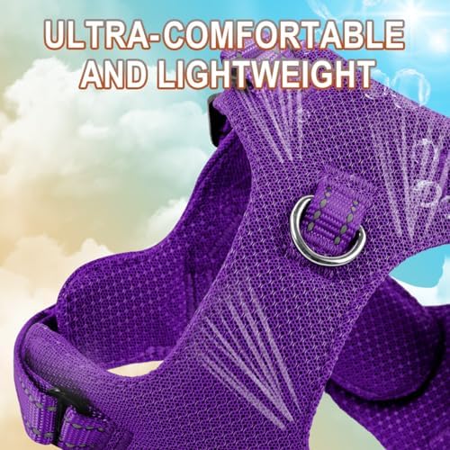 Dog Harness Step in Dog Vest Harness, Reflective Adjustable Puppy No Pull - Image 2