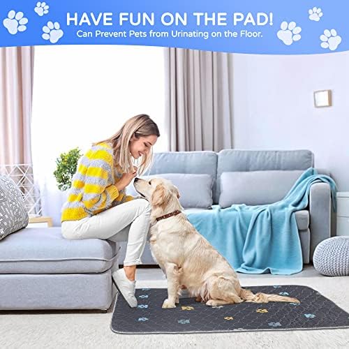 Aitmexcn Washable Pee Pads for Dogs, 2 Pack Reusable Puppy Training Pads - Image 4