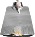 Cat Litter Mat 46"x26", Double Layer Waterproof Litterbox Mat by Unknown
