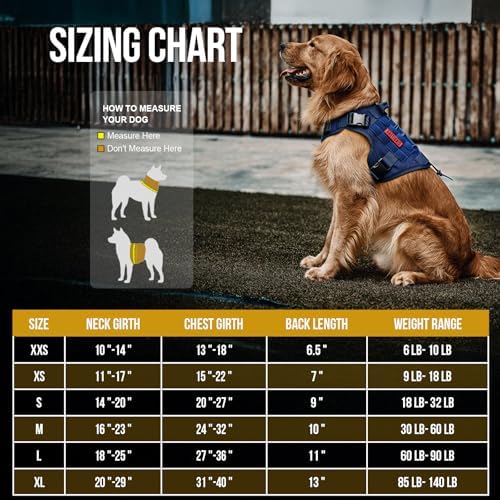 OneTigris Tactical Dog Harness Vest No-Pull Service Dog Vest - Image 2