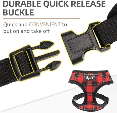 PUPTECK Small Dog Harness and Leash Set No Pull - Image 4