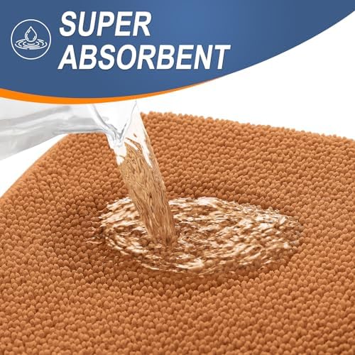 OLANLY Thick Memory Foam Bathroom Rugs 30x20, Soft Absorbent Bath Mat - Image 3