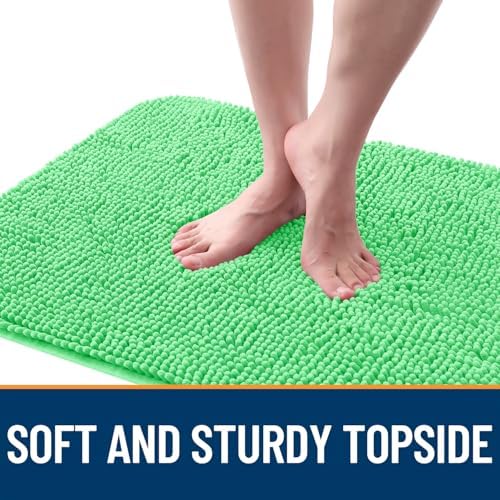 OLANLY Dog Door Mat for Muddy Paws 24x16, Super Absorbent Chenille Mud Mat - Image 4