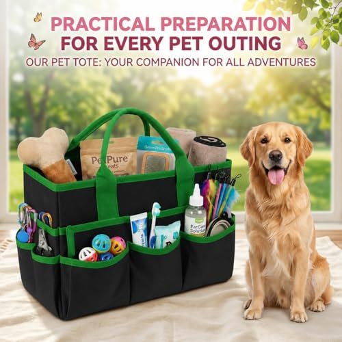 Pet Grooming Bag, Dog Grooming Organizer Tote - Image 2