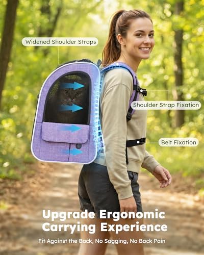 pecute Cat Backpack Expandable, Cat Carrier - Image 6