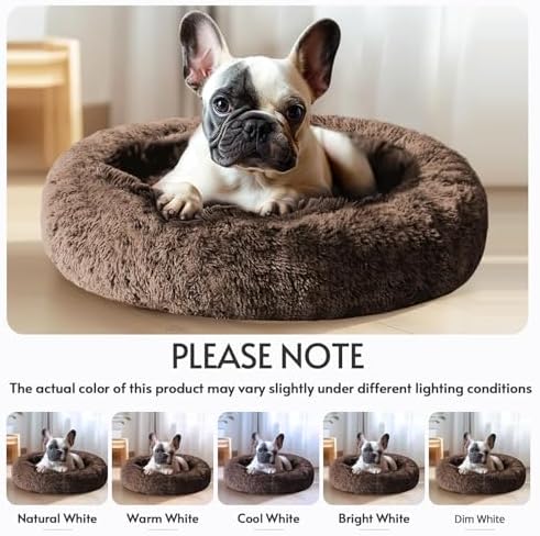 JOLLYVOGUE Calming Small Dog & Cat Bed - Image 7