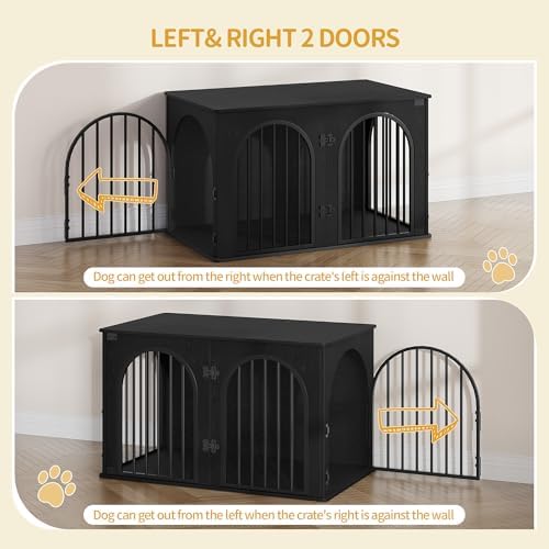 Hzuaneri 39.4'' Dog Crate Furniture, Dog Kennel Indoor - Image 6