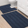 H.VERSAILTEX Bathroom Rugs Bath Rug Set 2 Piece Bathroom Contour Rug Toilet Mat by HVERSAILTEX