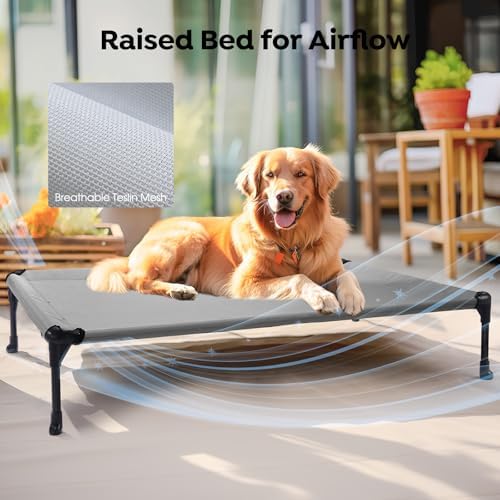 Veehoo 2 Pack Outdoor Elevated Dog Bed - Image 4