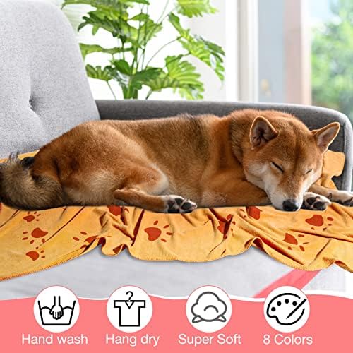 8 Pcs 55 x 28" Dog Towels Absorbent Microfiber Bath Drying Towels, 8 Colors - Image 6
