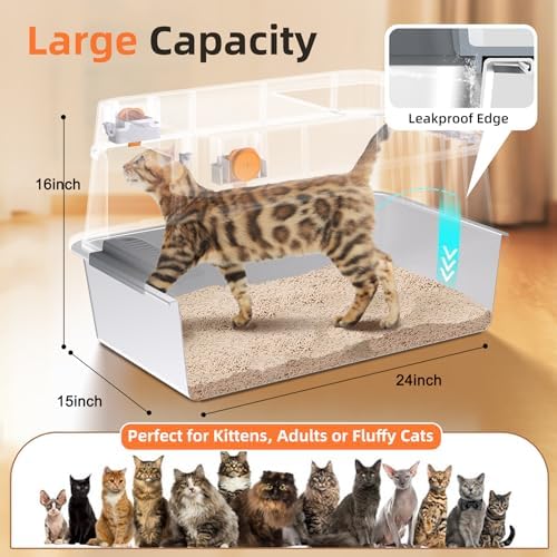 Top Entry XL Stainless Steel Litter Box - Image 2