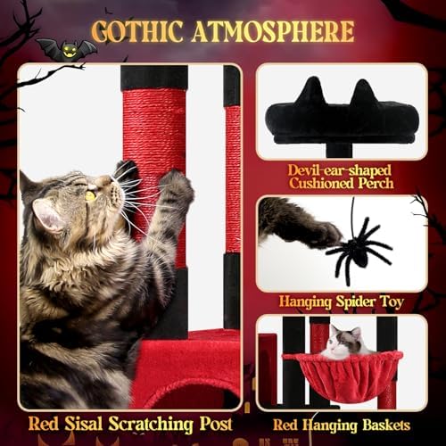 Globlazer Gothic Giant Cat Tree - Image 4